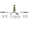Skyjacker 98-02 Dodge Ram 2500/3500 ADX 2.0 Dual Stabilizer Kit w/ Polished Alum. - 2270 Photo - Primary