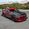 EOS Carbon Fiber Hood - Super Snake Style - 2024+ Ford Mustang (HOOD-1231-BKCF)