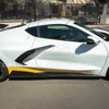 EOS 5VM Style Side Skirts - Carbon Fiber - C8 Corvette (SS-277-BKCF)