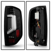 Spyder 05-21 Nissan Frontier Clear Light Bar LED Tail Lights - Black (ALT-YD-NF05AP-GR-LED-BK) - 5089137 Photo - Unmounted
