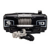 Superwinch 10000 LBS 12V DC 3/8in x 54ft Synthetic Rope Scorpion 10000SR Winch - Black Powdercoat - 1155401 Photo - Close Up