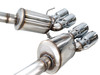 AWE Tuning C6 Chevrolet Corvette Z06/ZR1 Touring Edition Axle-back Exhaust w/ Chrome Silver Tips - 3015-42606 (AWE3015-42606)