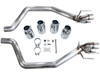 AWE Tuning C6 Chevrolet Corvette Z06/ZR1 Track Edition Axle-back Exhaust w/ Chrome Silver Tips - 3020-42606 (AWE3020-42606)
