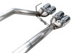 AWE Tuning C6 Chevrolet Corvette Z06/ZR1 Track Edition Axle-back Exhaust w/ Chrome Silver Tips - 3020-42606 (AWE3020-42606)