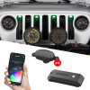XK Glow XKmax Pre-Runner Style RGBW LED Grill Pods - 4pc - MX-GPOD-4 User 1