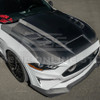 EOS Carbon Fiber Hood - Terminator Style - 18-23 Ford Mustang S550 (HOOD-1284-BKCF)