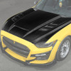 EOS Carbon Fiber Hood - Terminator Style - 15-17 Ford Mustang S550 (HOOD-1283-BKCF)