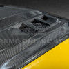 EOS Carbon Fiber Hood - Terminator Style - 15-17 Ford Mustang S550 (HOOD-1283-BKCF)