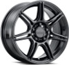 Raceline 148B Apex 16x7in / 5X100 / 5X114.3 BP / 40mm Offset / 72.62mm Bore - Gloss Black - 148B-67089+40 Photo - Primary