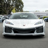 EOS Z07 Style Extended Front Splitter 1 Piece - Carbon Fiber - C8 Corvette Z06 (FLIP-1177-BKCF)