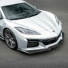 EOS Z07 Style Extended Front Splitter 1 Piece - Carbon Fiber - C8 Corvette Z06 (FLIP-1177-BKCF)