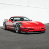 EOS Front Splitter - Hydro-Dip Carbon - C5 Corvette (FLIP-548-CFLK)