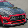 EOS GTV Style Add-On Front Splitter - Gloss Black - 2024+ Ford Mustang