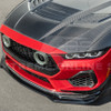 EOS GTV Style Add-On Front Splitter - Gloss Black - 2024+ Ford Mustang (FLIP-1262-V2-ABS)