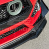 EOS GTV Style Add-On Front Splitter - Gloss Black - 2024+ Ford Mustang (FLIP-1262-V2-ABS)