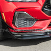 EOS GTV Style Add-On Front Splitter - Gloss Black - 2024+ Ford Mustang (FLIP-1262-V2-ABS)