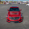 EOS Carbon Fiber Front Splitter Lip - 16-19 Cadillac CTS-V (FLIP-121-BKCF)