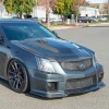 EOS Carbon Fiber Front Splitter Lip - 09-15 CTS-V (FLIP-234-BKCF)
