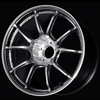 Advan RZIII 18x9.5 / +45 Offset / 5x100 BC / 63mm Bore / Hyper Platinum Black & Diamond Cut - YAJ38J45DHPC Photo - Primary