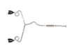 aFe Subaru WRX/STi 15-21 H4-2.0/2.5L Takeda 3in to 2-1/2in Stainless Cat-Back Exhaust w/ Black Tip - 49-36810-B Photo - Unmounted