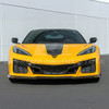 EOS Z07 Extended Style Carbon Flash Metallic Front Splitter - C8 Corvette Z06 (FLIP-1043-V2-FRP)