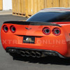 EOS Carbon Fiber Ducktail Rear Spoiler - C6 Corvette Base / GS / Z06 (SPOILER-332-BKCF)