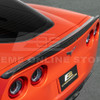 EOS Carbon Fiber Ducktail Rear Spoiler - C6 Corvette Base / GS / Z06 (SPOILER-332-BKCF)