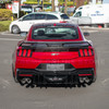 EOS Rear Bumper Diffuser for Quad Tips - Gloss Black - 2024+ Mustang (DIFF-1038-V2-ABS)