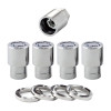 McGard Wheel Lock Nut Set - 4pk. (Reg. Shank Seat) M12X1.25 / 13/16 Hex / 1.38in. Length - Chrome - 21153