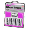 McGard Wheel Lock Nut Set - 4pk. (Cone Seat) 9/16-18 / 7/8 Hex / 1.765in. Length - Chrome - 24234