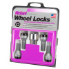 McGard Wheel Lock Bolt Set - 4pk. (Cone Seat) M12X1.25 / 19mm Hex / 25.6mm Shank Length - Black - 27361