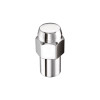 McGard Hex Lug Nut (Reg. Shank - .746in.) 7/16-20 / 13/16 Hex / 1.65in. Length (4-Pack) - Chrome - 61001