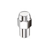 McGard Hex Lug Nut (Reg. Shank - .746in.) M12X1.25 / 13/16 Hex / 1.65in. Length (4-Pack) - Chrome - 61003