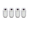 McGard Hex Lug Nut (Cone Seat) M12X1.75 / 13/16 Hex / 1.815in. Length (4-Pack) - Chrome - 64019