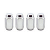 McGard Hex Lug Nut (Cone Seat) M12X1.75 / 13/16 Hex / 1.815in. Length (4-Pack) - Chrome - 64019