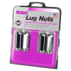 McGard Hex Lug Nut (Cone Seat / Duplex) M14X2.0 / 13/16 Hex / 2.25in. Length (4-Pack) - Chrome - 64020