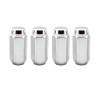 McGard Hex Lug Nut (Cone Seat) M14X1.5 / 13/16 Hex / 1.945in. Length (4-Pack) - Chrome - 64021