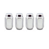 McGard Hex Lug Nut (Cone Seat) M14X1.5 / 22mm Hex / 1.635in. Length (4-Pack) - Chrome - 64069