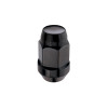 McGard Hex Lug Nut (Cone Seat Bulge Style) M14X1.5 / 22mm Hex / 1.635in. Length (4-Pack) - Black - 64074