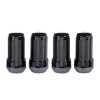 McGard SplineDrive Lug Nut (Cone Seat) M14X1.5 / 1.935in. Length (4-Pack) - Black (Req. Tool) - 65310BK