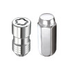 McGard 5 Lug Hex Install Kit w/Locks (Cone Seat Nut) 9/16-18 / 13/16 Hex / 1.75in. L - Chrome - 84523