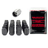 McGard 5 Lug Hex Install Kit w/Locks (Cone Seat Nut) 1/2-20 / 13/16 Hex / 1.5in. Length - Black - 84531