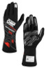 OMP SPORT GLOVES FIA 8856-2018 MY2025 BLACK / RED SZ L - IB0-0777-B01-073-L Photo - Primary