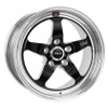 Weld Wheels S71 Black 17x5 Front Wheel - C6 / C7 Corvette Z06