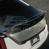 EOS Carbon Fiber Trunk w. Integrated Spoiler - 2022+ Cadillac CT4-V (TRUNK-1193-BKCF)