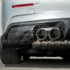 EOS Carbon Fiber Rear Diffuser - 16-19 Cadillac ATS-V (DIFF-1166-BKCF)
