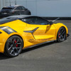 EOS Track Edition Side Skirts - Carbon Fiber - C8 Corvette Z06 (SS-1175-BKCF)