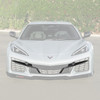 EOS Front Grill Guard Covers w/o Camera - Carbon Fiber - C8 Corvette Z06 (VENT-1320-BKCF)