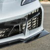 EOS Front Grill Guard Covers w/o Camera - Carbon Fiber - C8 Corvette Z06 (VENT-1320-BKCF)