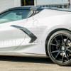 EOS Carbon Fiber Side Quarter Window Louvers - C8 Corvette (VENT-1362-BKCF)